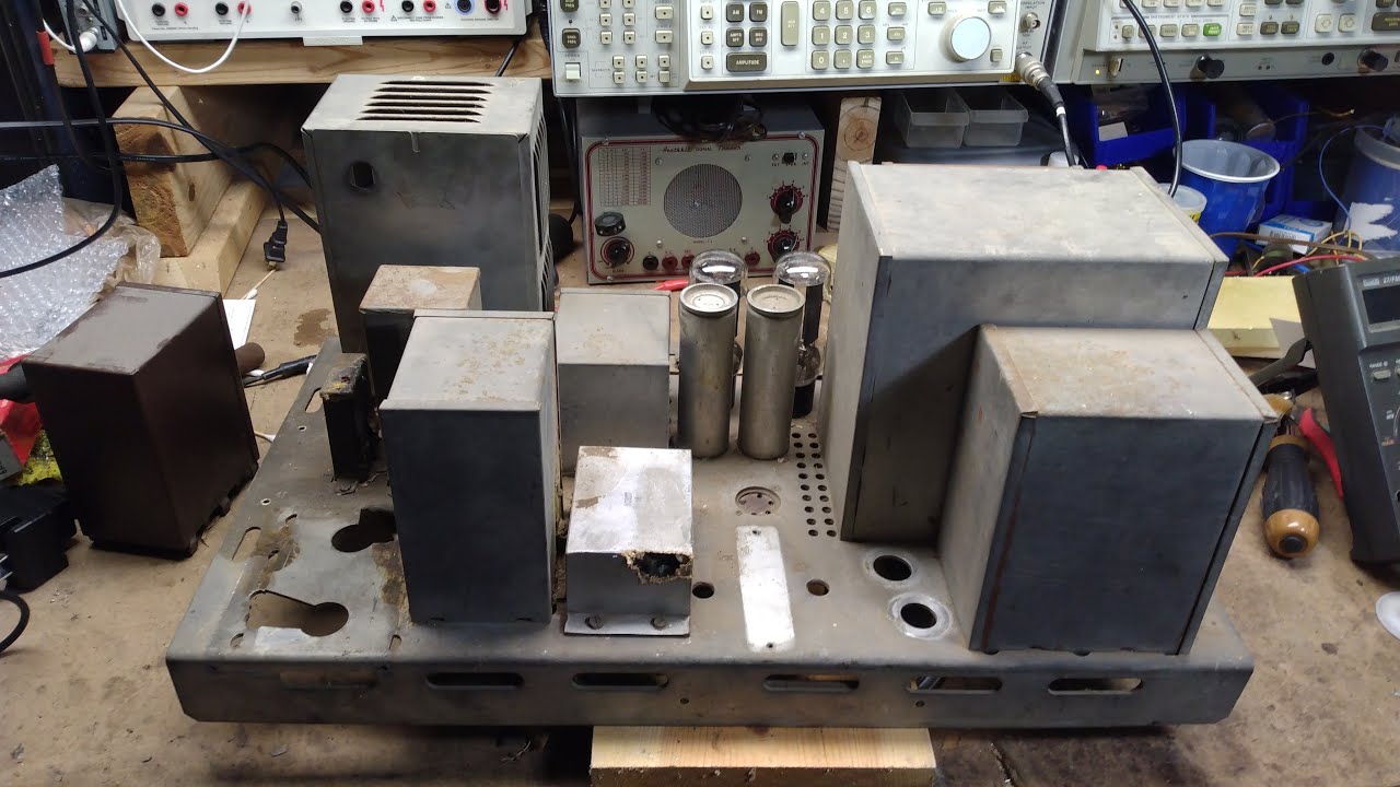 RCA 1936 RR-359B field test TV part 9 - Work begins on the PU - YouTube