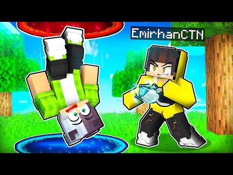 Minecraft MANHUNT ama PORTAL SİLAHI İLE TROLLEDİM!