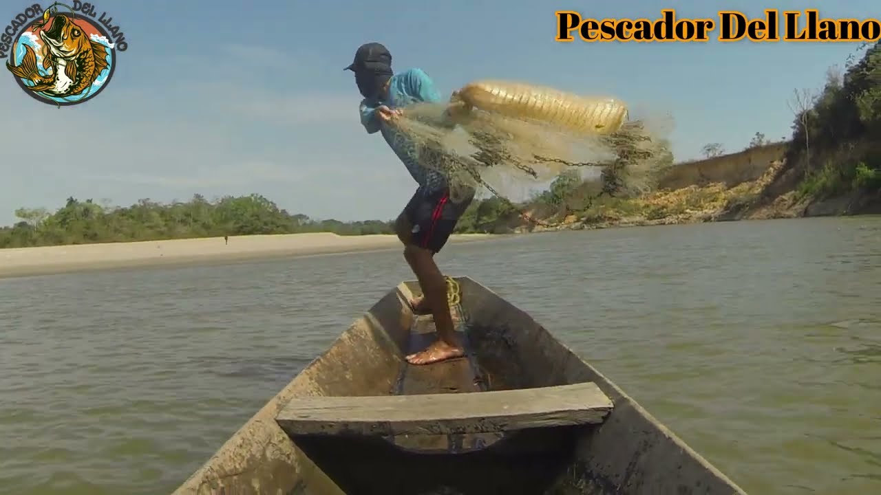 Pesca Y Aventura Por El Rio Meta Con Canoa y Atarraya 