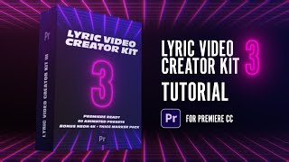 Lyric video creator kit v3 tutorial