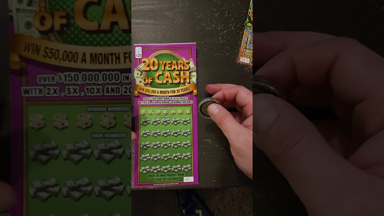 $20.00 illinois lottery scratch off tickets.