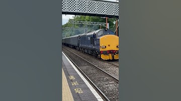 37 power through Barnt Green #class37 #railway #locomotive
