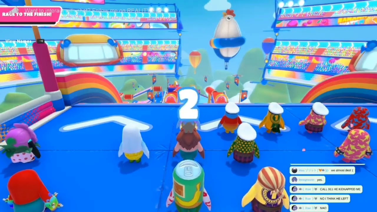 UNHINGED Topics😂during fall guys. - Vtuber Clip