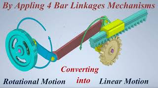 Mechanisms for Converting Rotational Motion into Linear Motion -Mechanical Mechanisms - ميكانيزمات