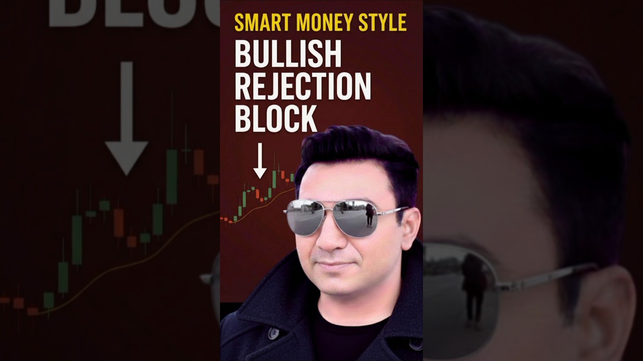 Bullish Rejection Block Explained 🔥 | SMC Entry Trick for Reversal