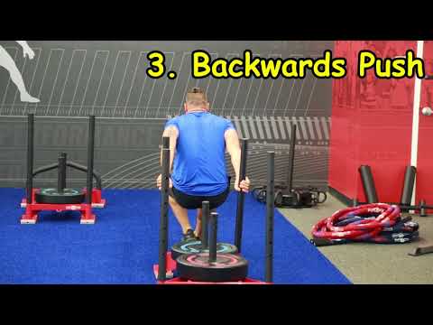 Unique Exercises on the Gronk Fitness Push Sled