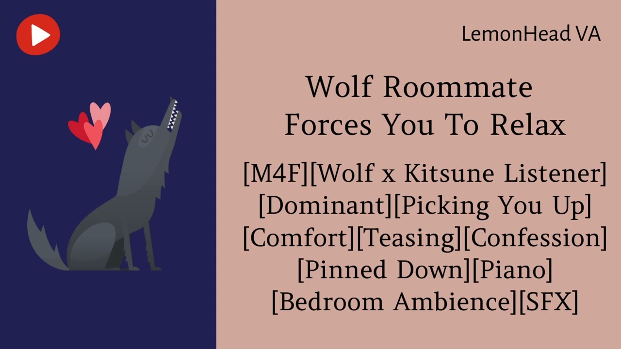 Wolf Roommate Forces You To Relax [M4F ASMR Roleplay] [Wolf x Kitsune]