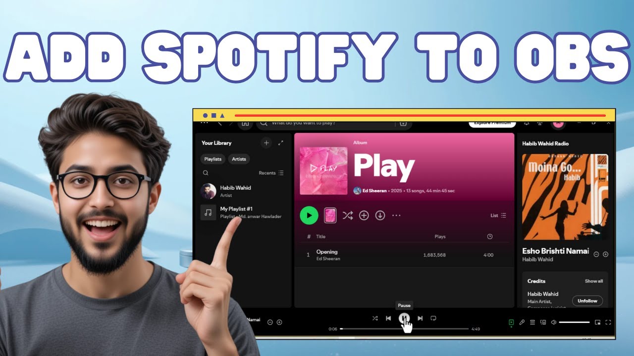 Как добавить музыку Spotify в OBS Studio | Стриминг и запись (2025)