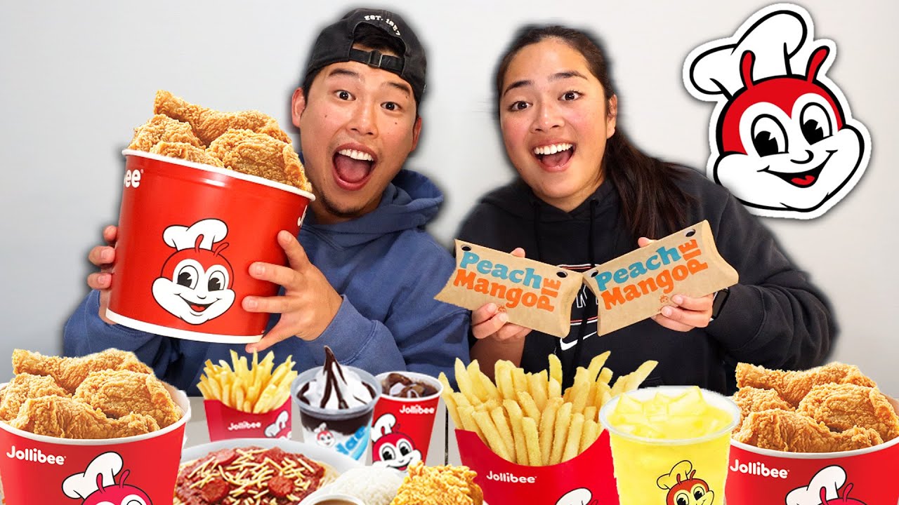 Jollibee is SO UNDERRATED | Spicy Chickenjoy + Adobo Rice Mukbang - YouTube