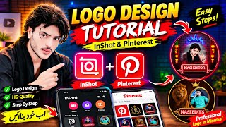 How to Make a Professional Logo in InShot & Pinterest | Logo Design Tutorial 🔥