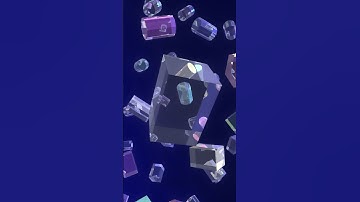 glass polyhedron - shader developed by Nrx #shorts #shaders #fragment #glsl