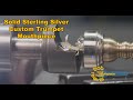 Making a STERLING SILVER Custom Trumpet Mouthpiece