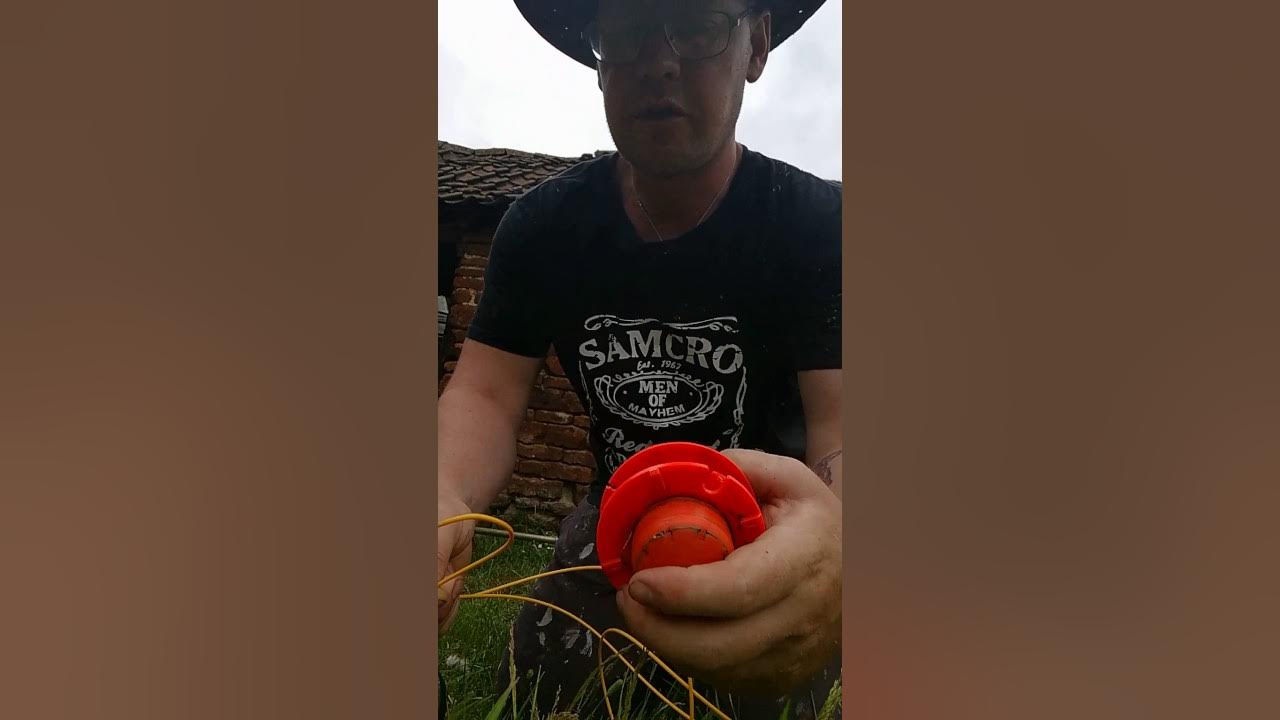 How to put strimmer wire on properly YouTube