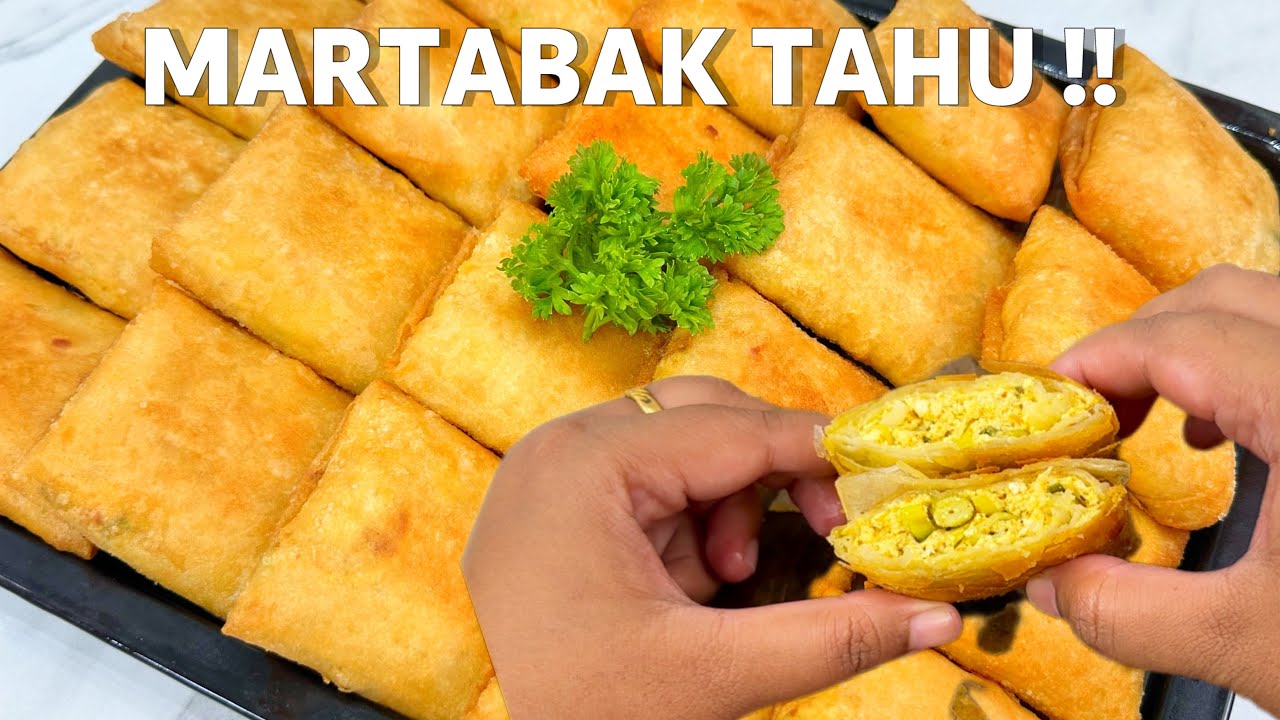 LEZAT, GURIH !! MUDAH DI BUAT !! RESEP MARTABAK TAHU ENAK BANGET