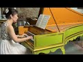 Johann sebastian bach 16851750s invention no 8 in f major bwv 779 junga lee on harpsichord