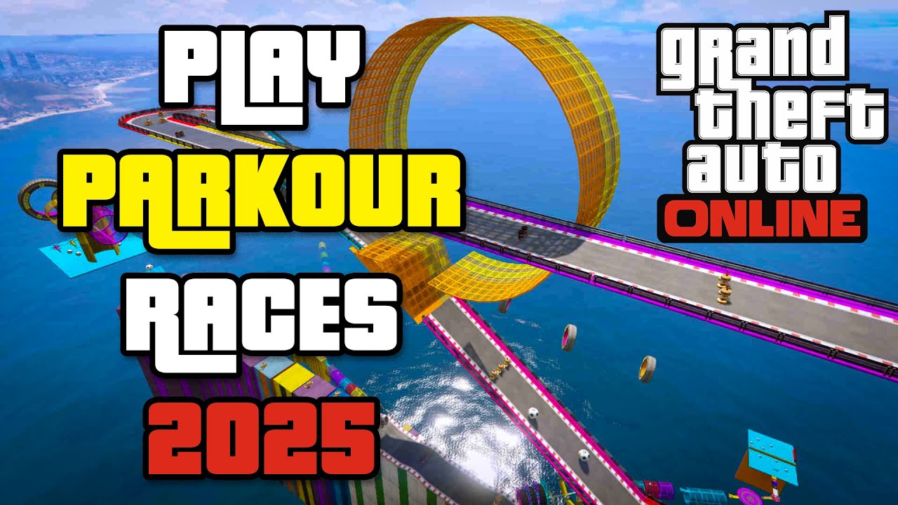 GTA 5 Online How To Play Parkour Stunt Races 2025 Add Custom 