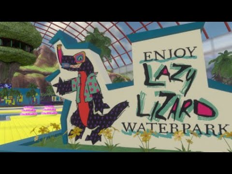 [VRChat] World Showcase: Lazy Lizard Water Park - YouTube
