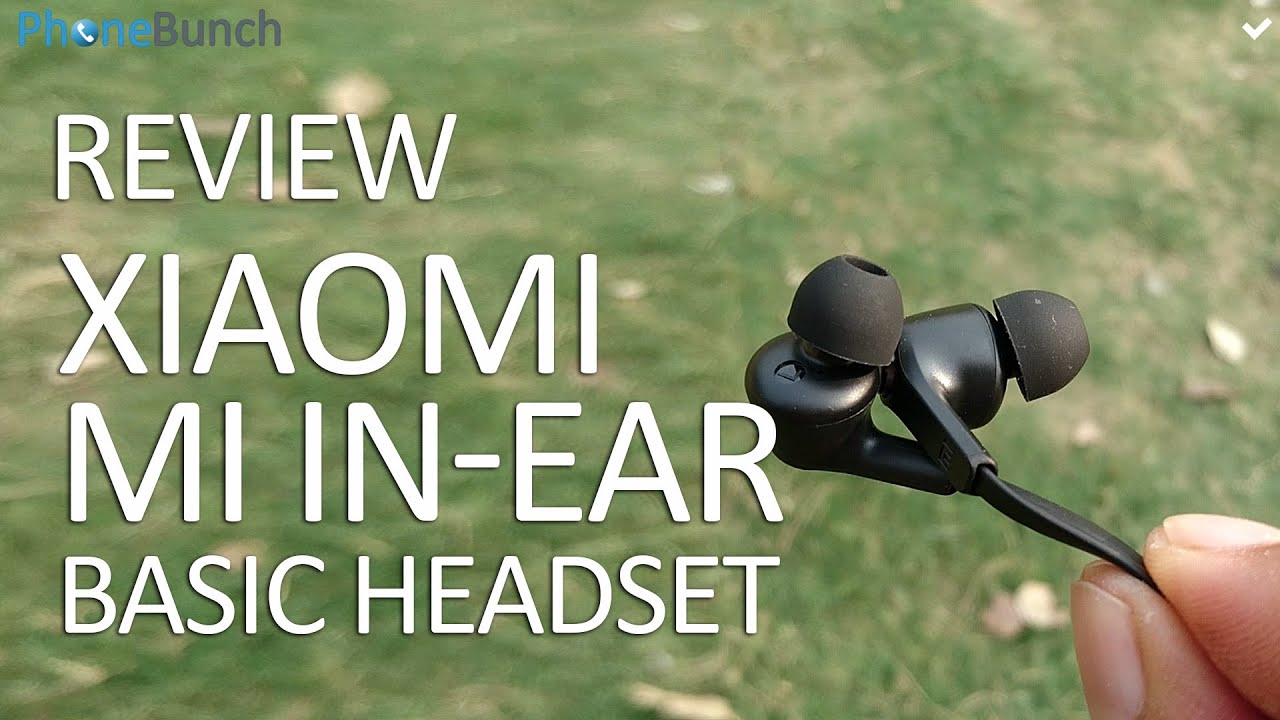 afvoer amusement metaal Xiaomi Mi In-ear Basic Headphones Review - YouTube