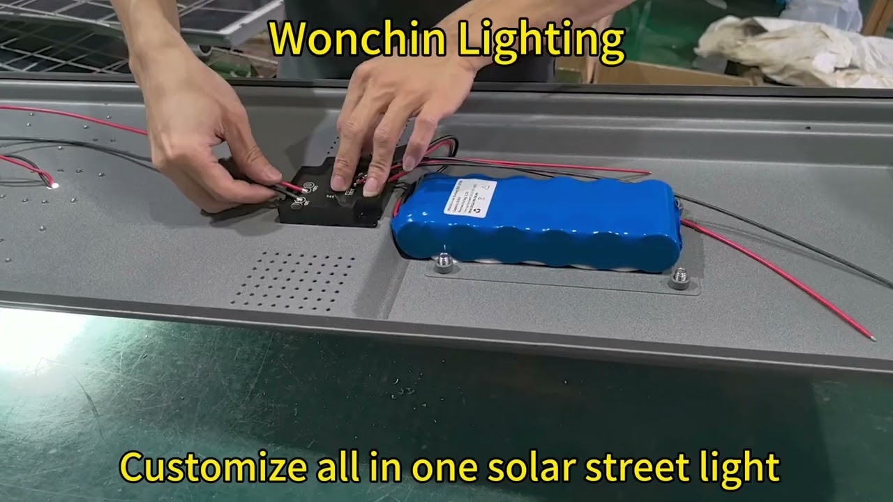 all in one solar street light production