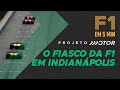 COMO FOI O FIASCO DA FÓRMULA 1 EM INDIANÁPOLIS, 2005 | F1 em 5 minutos