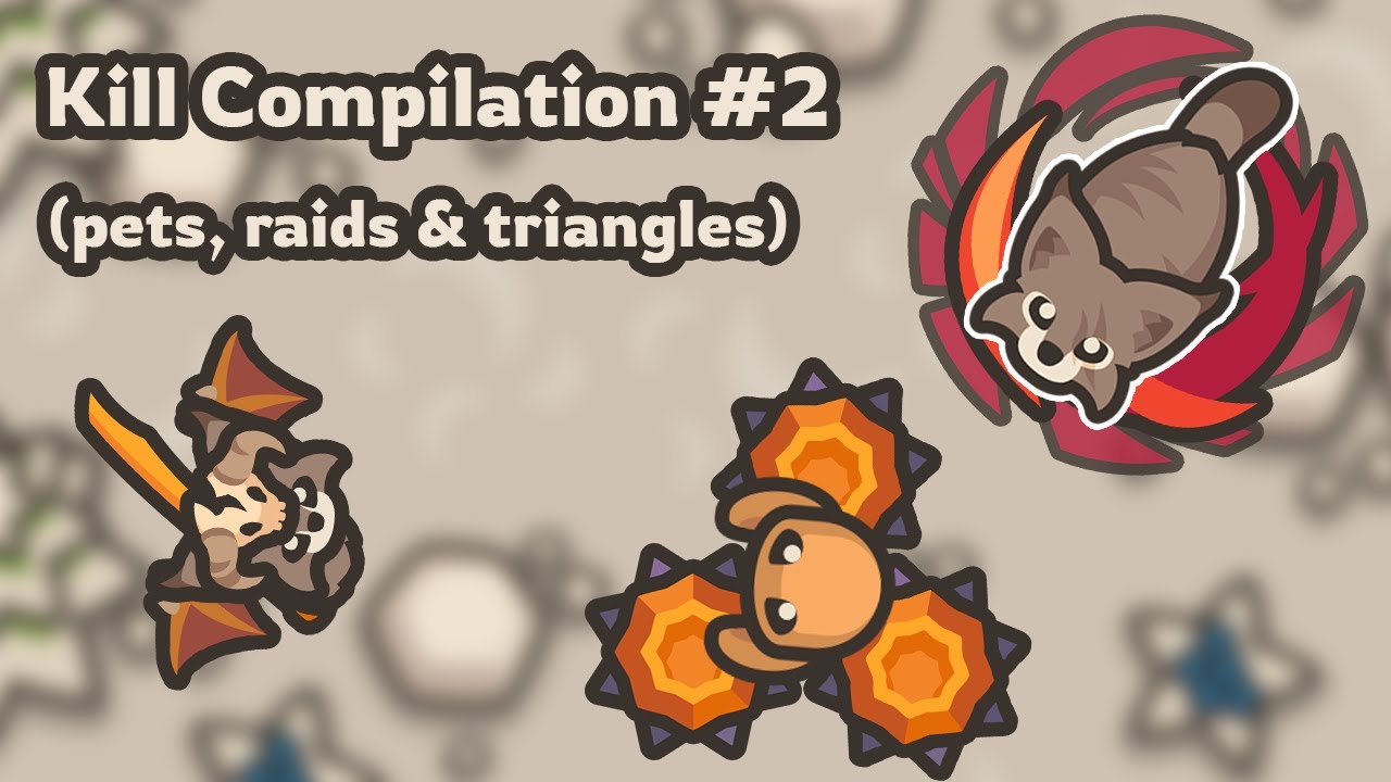 [TAMING.IO] Kill Compilation #2 (pets, raids & triangles)