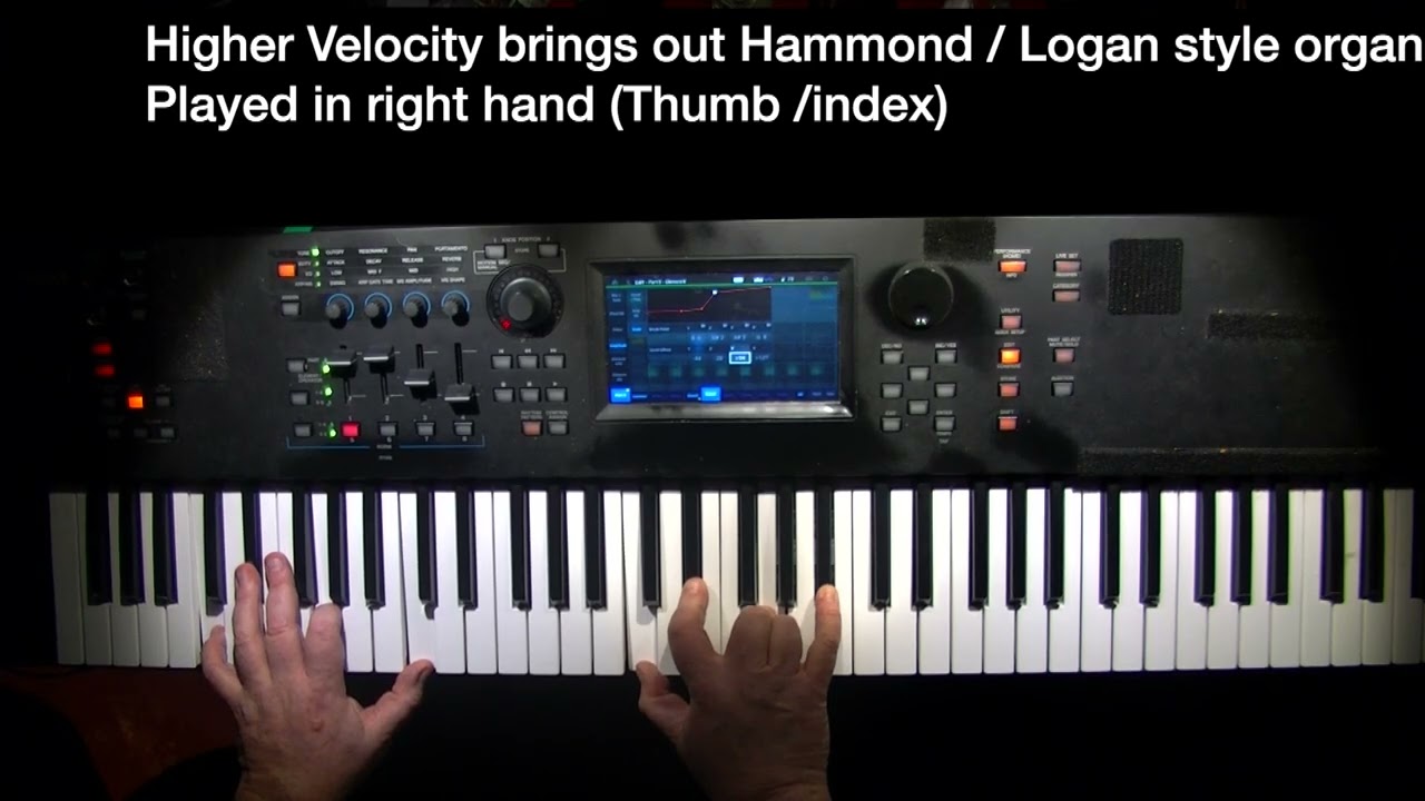 Shine on you Crazy Diamond   Pink Floyd  intro played on Yamaha MODX  -John O'Neill