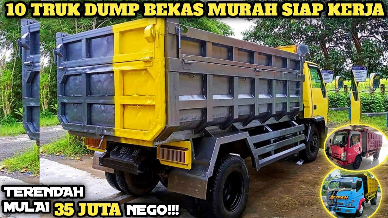 HARGA TRUK DUMP BEKAS MURAH || MULAI 35 JUTA || UPDATE TERBARU 2022 || JUAL BELI TRUK BEKAS