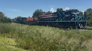 FEC TRAIN 202,blf 702 pink,& blf 711, blue 8-10-26