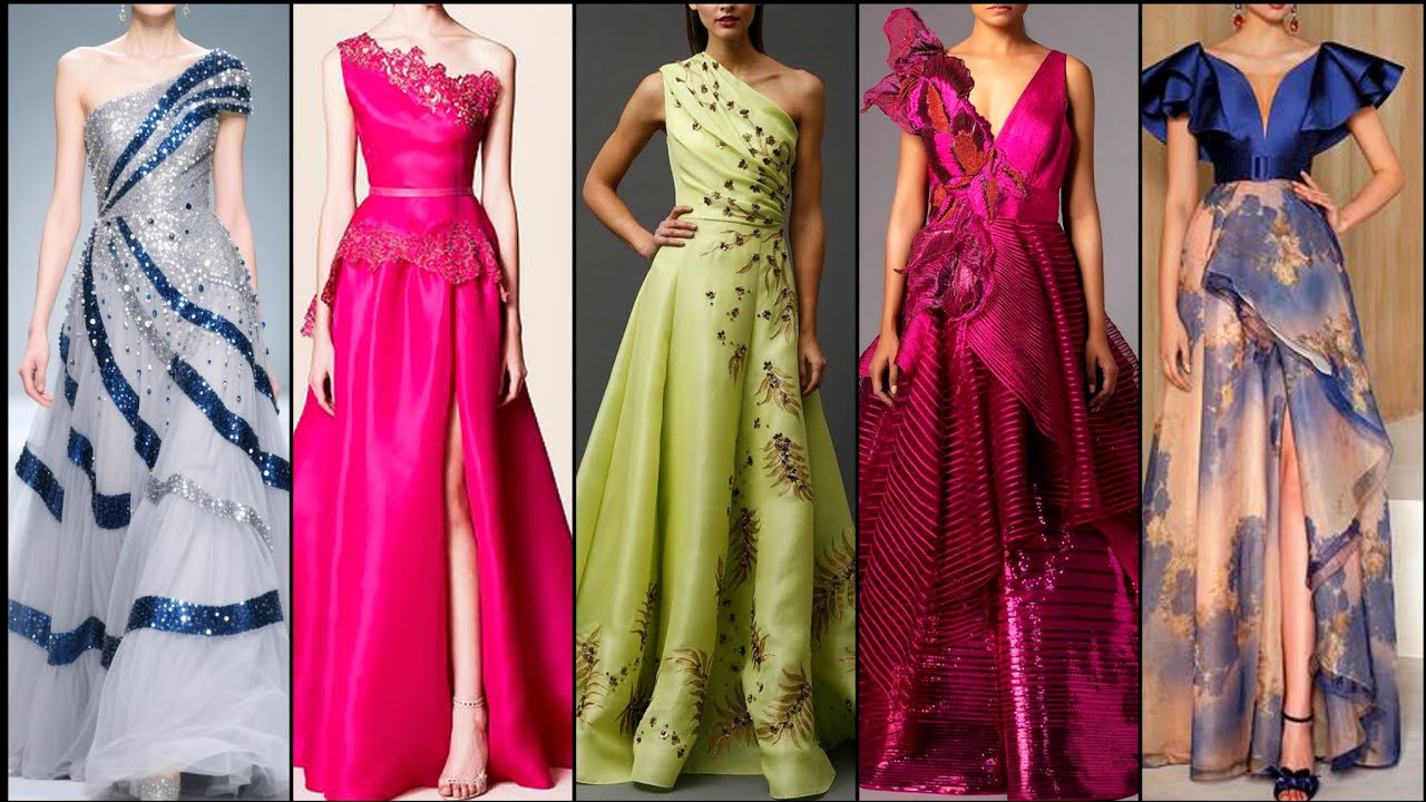 Elegant One-Shoulder Evening Gowns | Luxury Party & Red Carpet DressesDescription