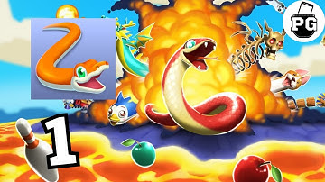 Tutorial and First Games - Snake Rivals - Fun Snake Game 🐍 Gameplay Walkthrough |Part 1|