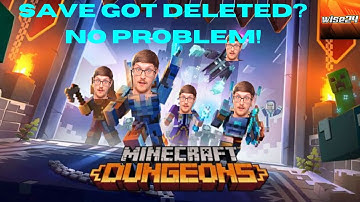 Minecraft Dungeons Save Sharing!!