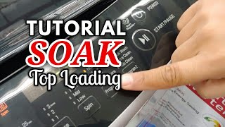 Tutorial Fitur Soak Mesin Cuci LG, untuk merendam pakaian. 