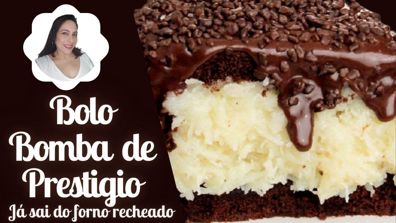 BOLO BOMBA DE PRESTIGIO - Bora aprender todos os Segredos para o preparo desse bolo perfeito!