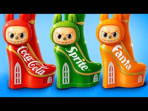 SPRUNKI Coka vs Sprite vs Fanta Girl! Ruang Rahasia Tantangan Satu Warna! Sprunki PHASES BARU