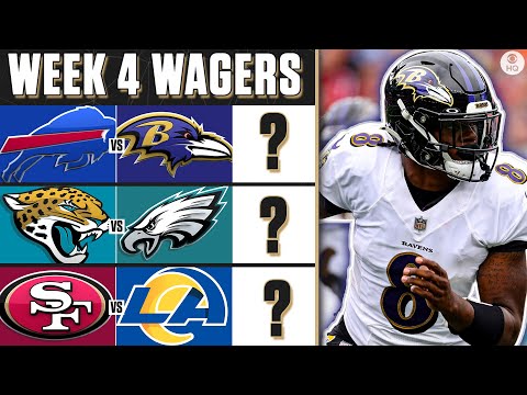 Nfl week 4 best wagers: expert picks, odds & predictions for top games | cbs sports hq