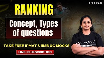 IPMAT 2026 & IIM B UG : Ranking | Complete Concept Explained with Examples