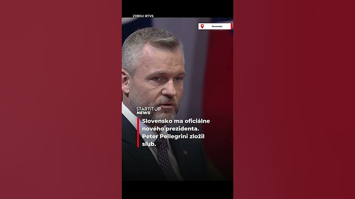 Slovensko ma oficiálne nového prezidenta. Peter Pellegrini zložil sľub. #shorts