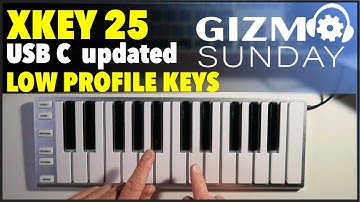 XKey 25 USB C - midi-toetsen. ESI update review. Gizmo zondag.
