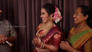 Malayalam Simple  Natural  Bridal makeup Look  | Kerala Bridal Makeup | Vikas vks