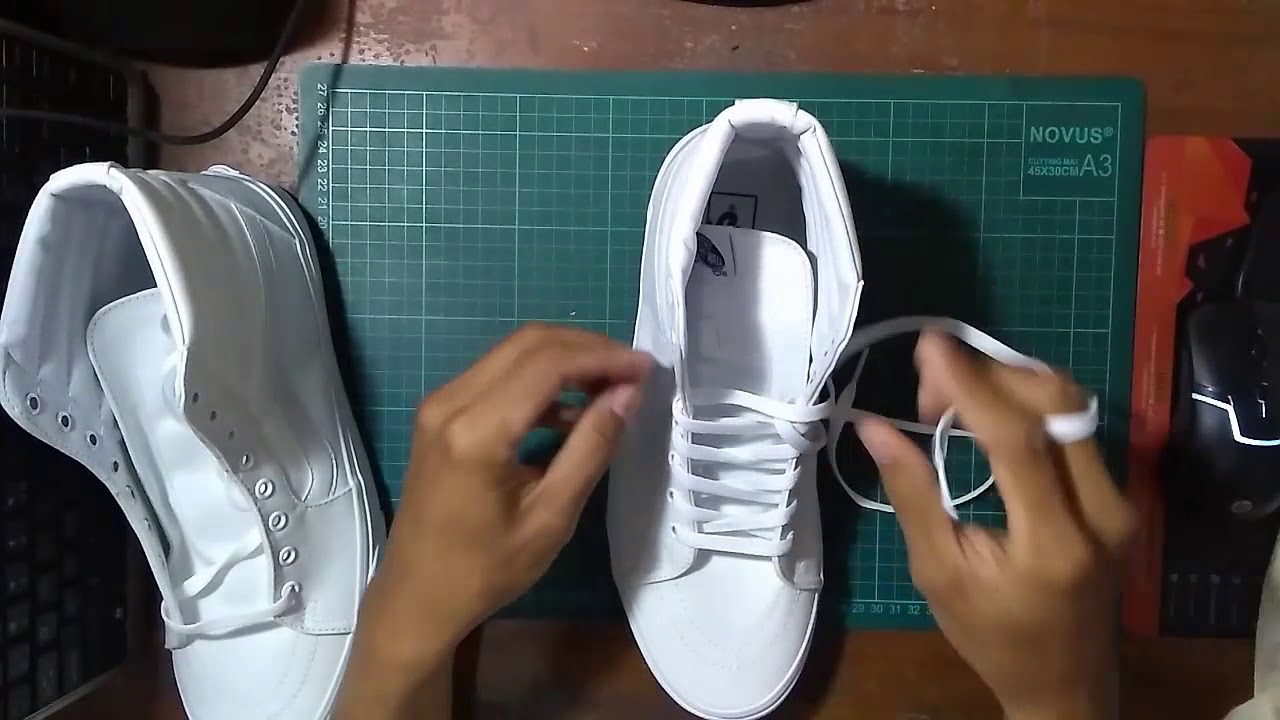 cara ikat tali kasut vans