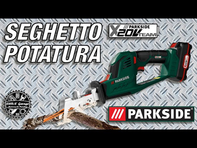 Seghetto Gattuccio ricaricabile 12 V per potatura sega a batteria  ricaricabile Parkside con valigetta di trasporto : : Fai da te