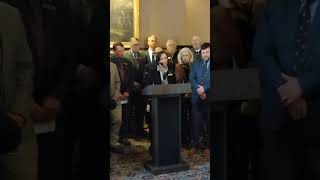 Rep Lisa Hango We have 75 signatures to Repeal the Military Pension Tax - Press Conference 3/18/25