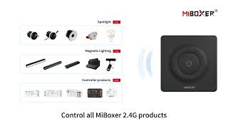 Magnetic Rotating Wheel Panel Remote To Dim Brightness And CCT (K3PB)