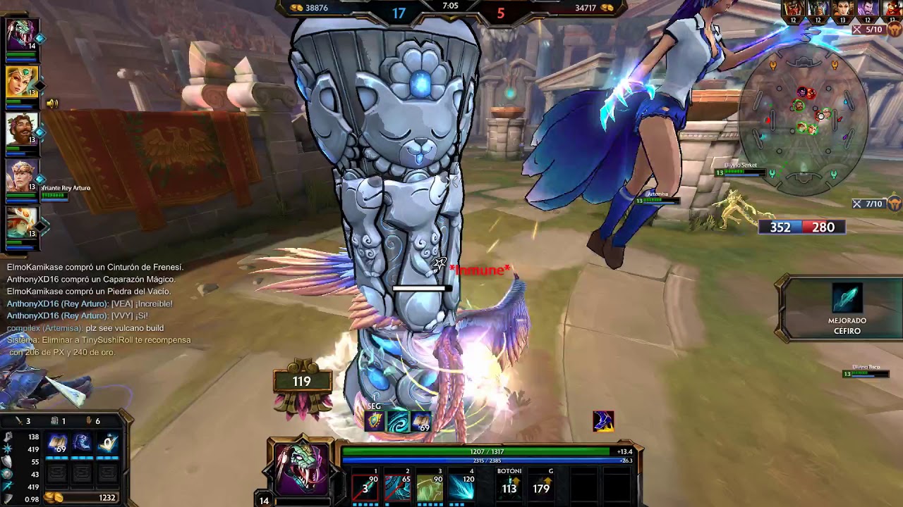 Smite - Kukulkan asi es como casi se pierde un partida - YouTube