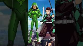 who is strong? Miraculous vs My hero academy and kimetsu no yaiba #shorts #miraculous #anime #edit