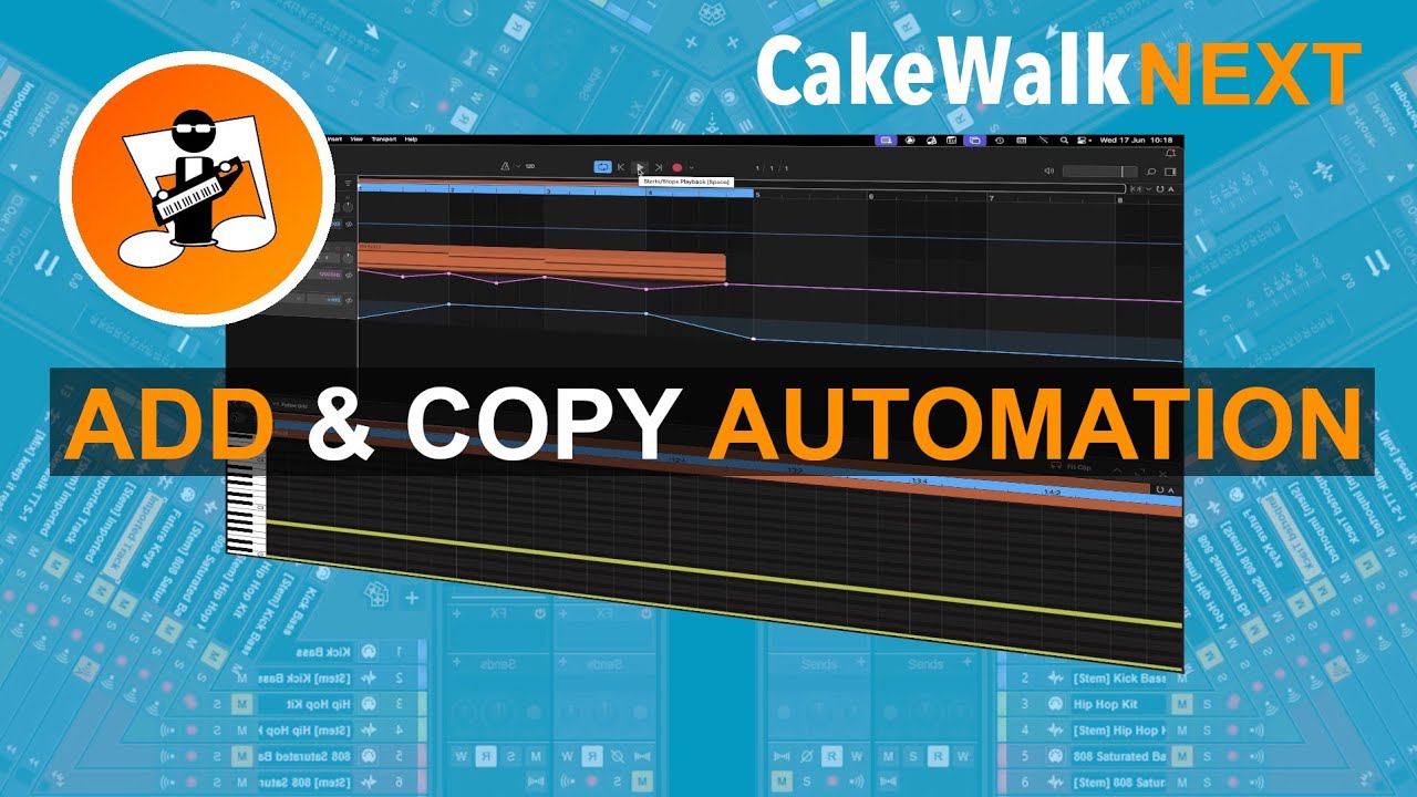 How to Add & Copy Automation in Cakewalk Next - YouTube