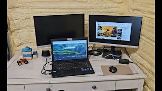Budget Shop PC from Junk: Old Laptop + External Monitor + Linux Mint + $40