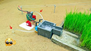 How to make a double engine electric water pump | Electric Transformer | @Make_Toys@2toys.