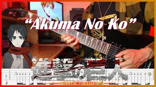 tabsattack On Titan final Season Ed 7  Akuma No Ko instrumental Guitar Cover  Ai Higuchi