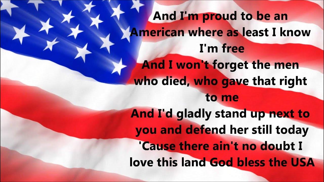 Lee Greenwood - God Bless The USA (Lyrics) - YouTube